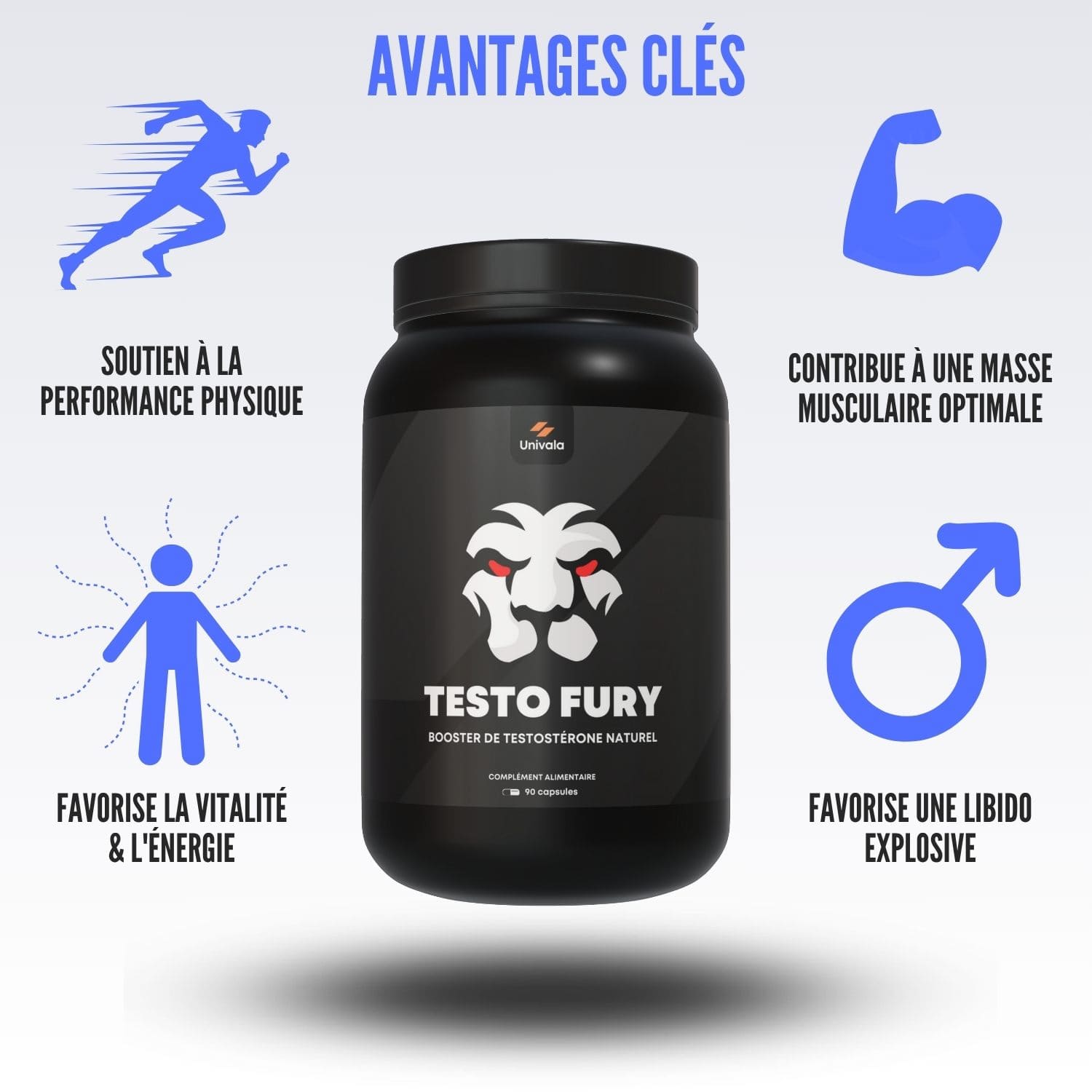 TestoFury flacone